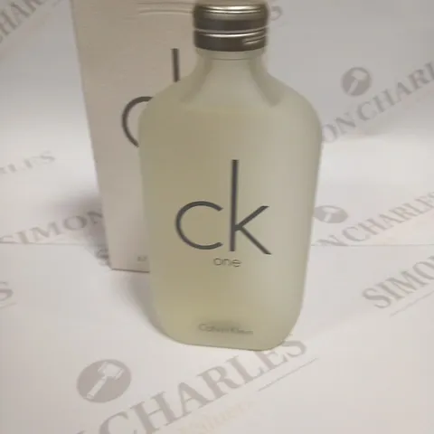 BOXED CALVIN KLEIN CK ONE EAU DE TOILETTE 200ML