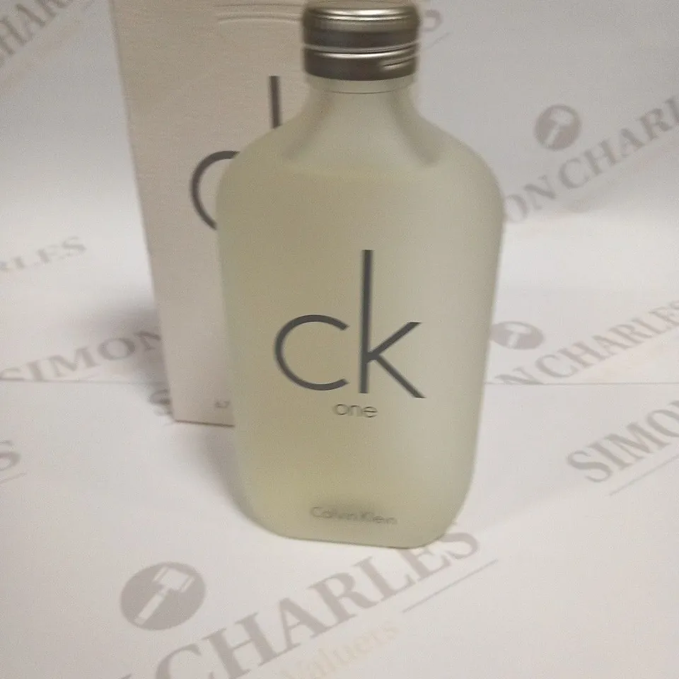 BOXED CALVIN KLEIN CK ONE EAU DE TOILETTE 200ML