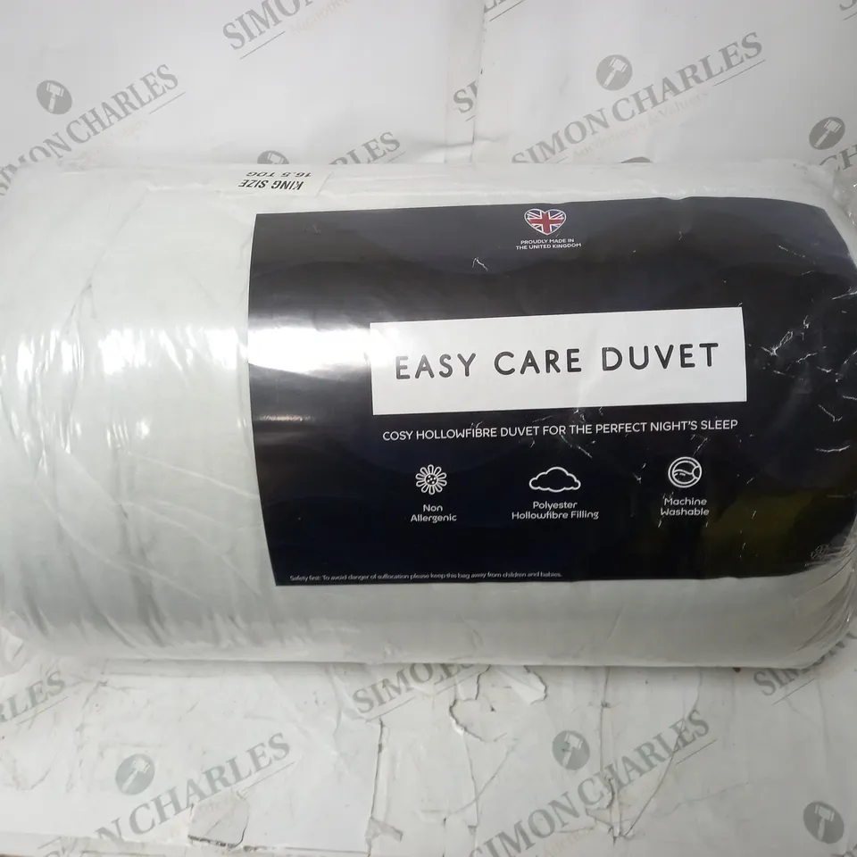 KING SIZE 16.5 TOG EASY CARE DUVET 
