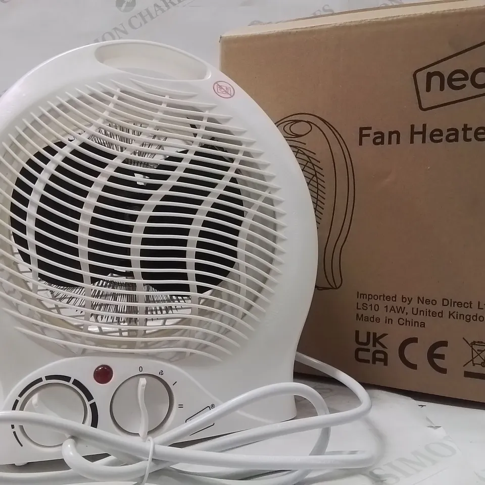 BOXED NEO FAN HEATER IN WHITE