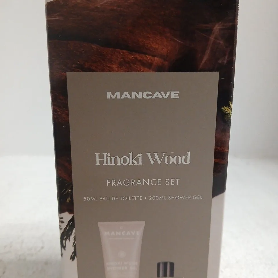 SEALED MANCAVE HINOKI WOOD FRAGRANCE GIFT SET FOR MEN