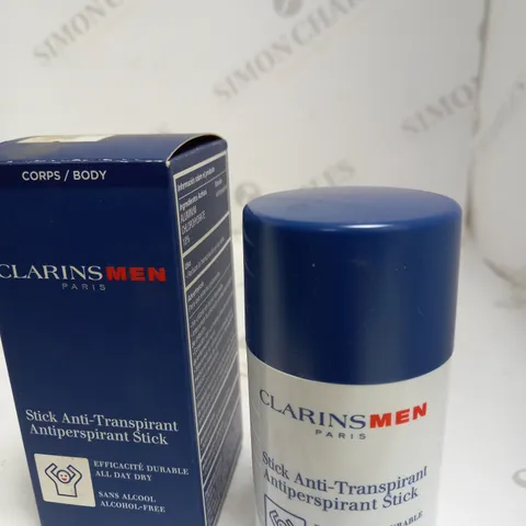 CLARINS MENS STICK ANTI-TRANSPIRANT ANTIPERSPIRANT 