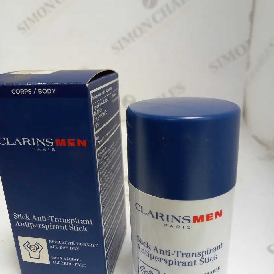 CLARINS MENS STICK ANTI-TRANSPIRANT ANTIPERSPIRANT 