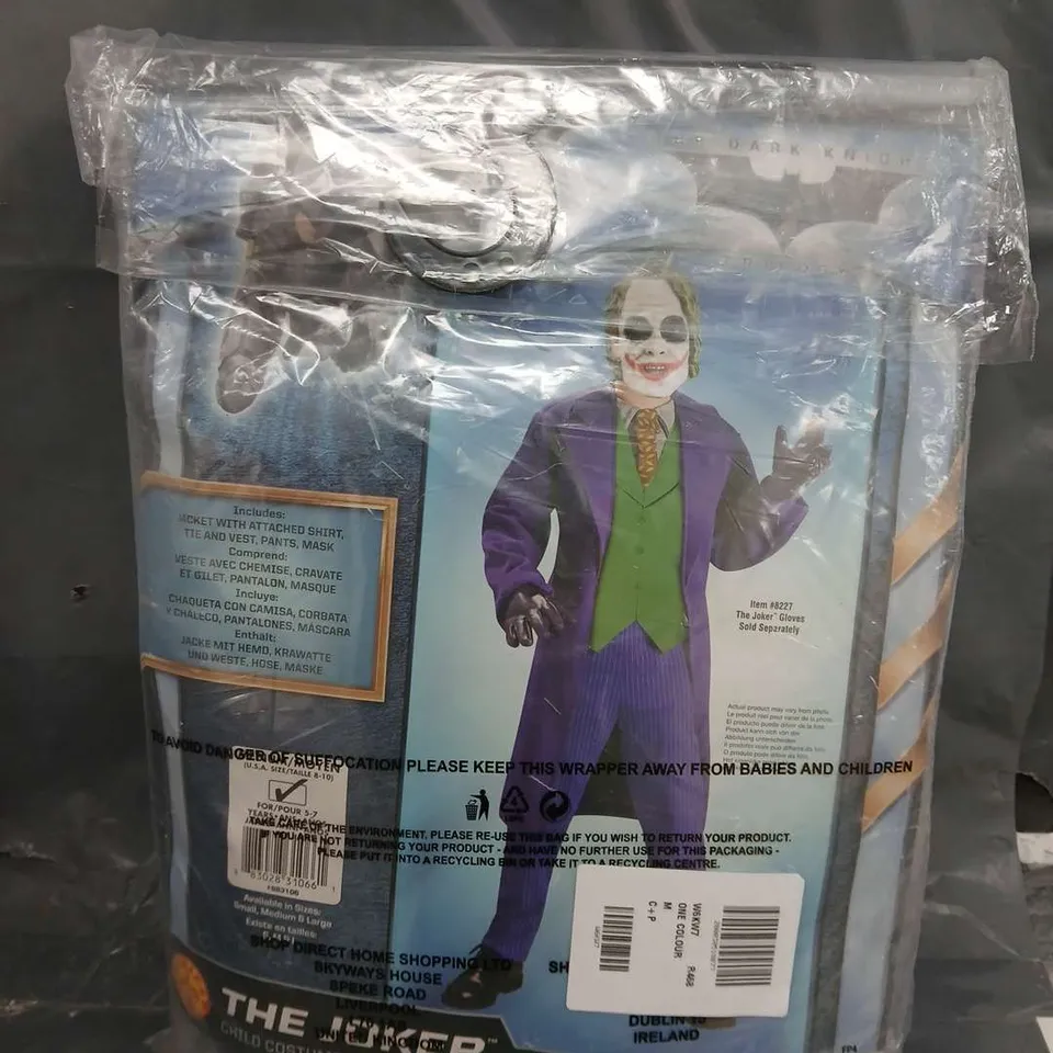 THE DARK KNIGHT JOKER OUTFIT SIZE M 