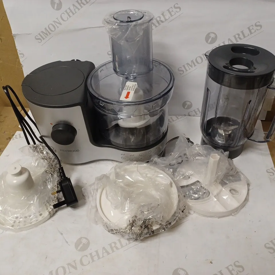 KENWOOD COMPACT FOOD PROCESSOR - SILVER AND GREY