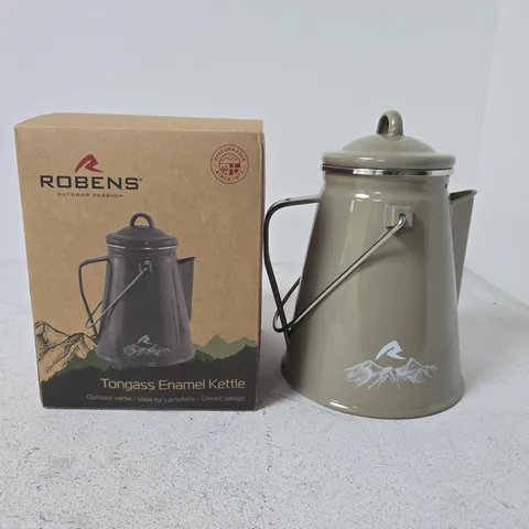 ROBENS TONGASS ENAMEL KETTLE – OUTDOOR CAMPING