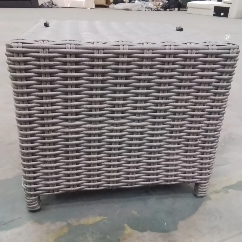 RATTAN FOOTSTOOL 