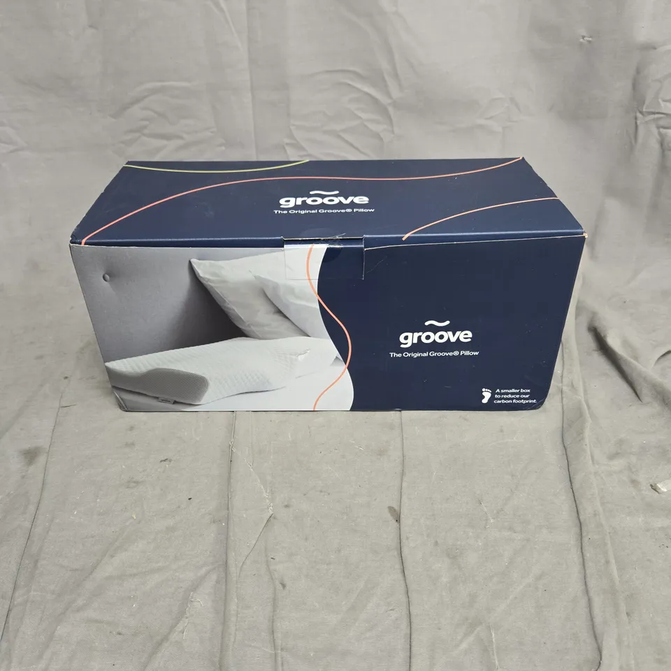 GROOVE PILLOW MEMORY FOAM BAMBOO BOXED