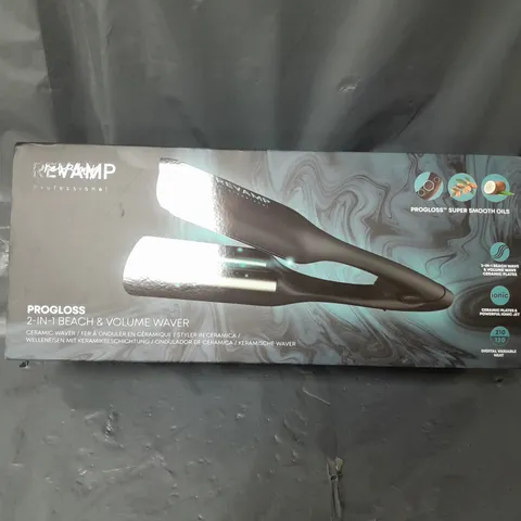 BOXED REVAMP 2-IN-1 BEACH & VOLUME PROFESSIONAL CERAMIC WAVER