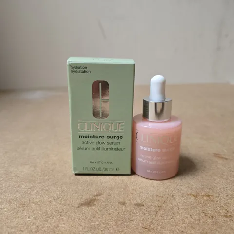 BOXED CLINIQUE MOISTURE SURGE ACTIVE GLOW SERUM – 30 ML