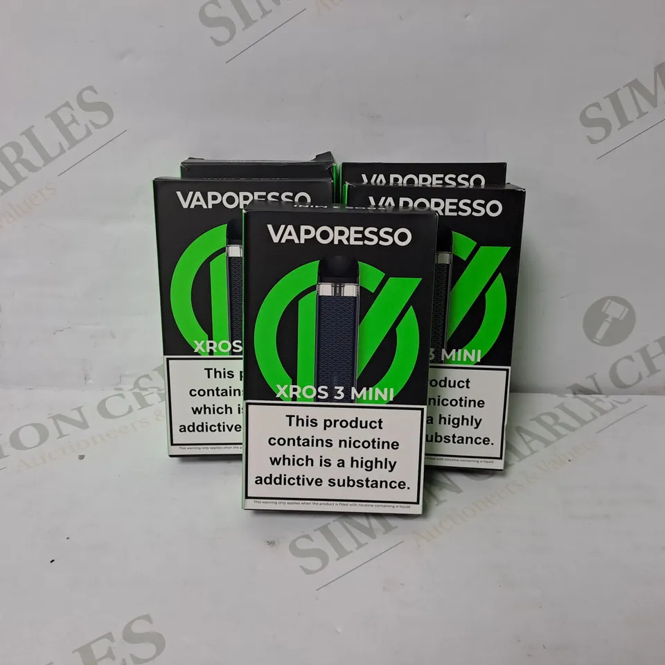5 BOXED VAPORESSO XROS 3 MINI POD VAPE KIT 