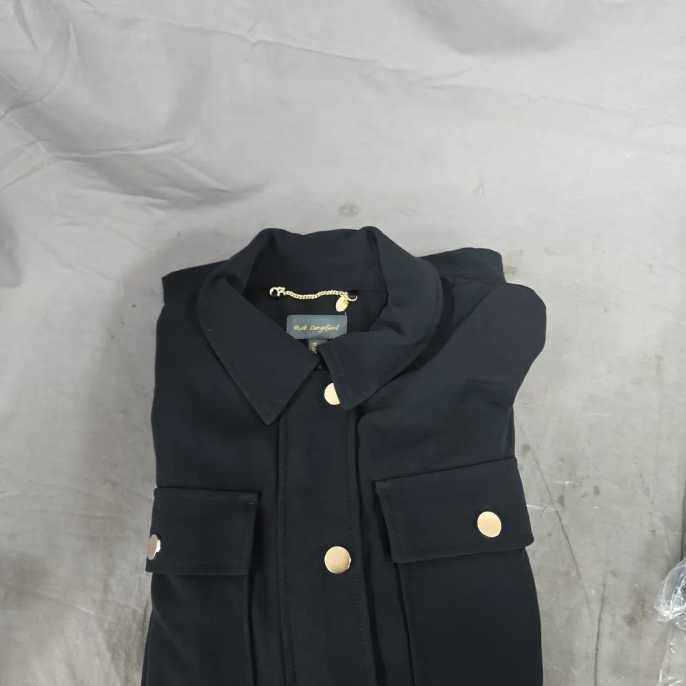 RUTH LANGSFORD BLACK JACKET – UK 12 (US 8, DE 38, IT 44/46)