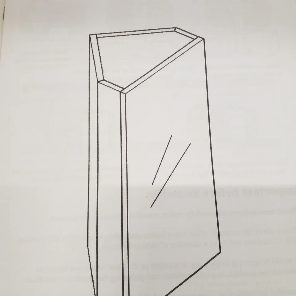 BOXED CORNER SHELVING UNIT WHITE