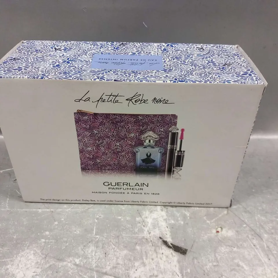 BOXED LA PETITE ROBE NOIRE EAU DE PARFUM INTENSE GUERLAIN WITH LIBERTY GIFT SET