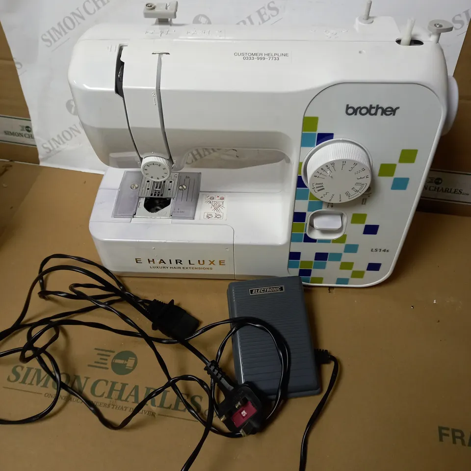 BROTHER LS14S METAL CHASSIS SEWING MACHINE