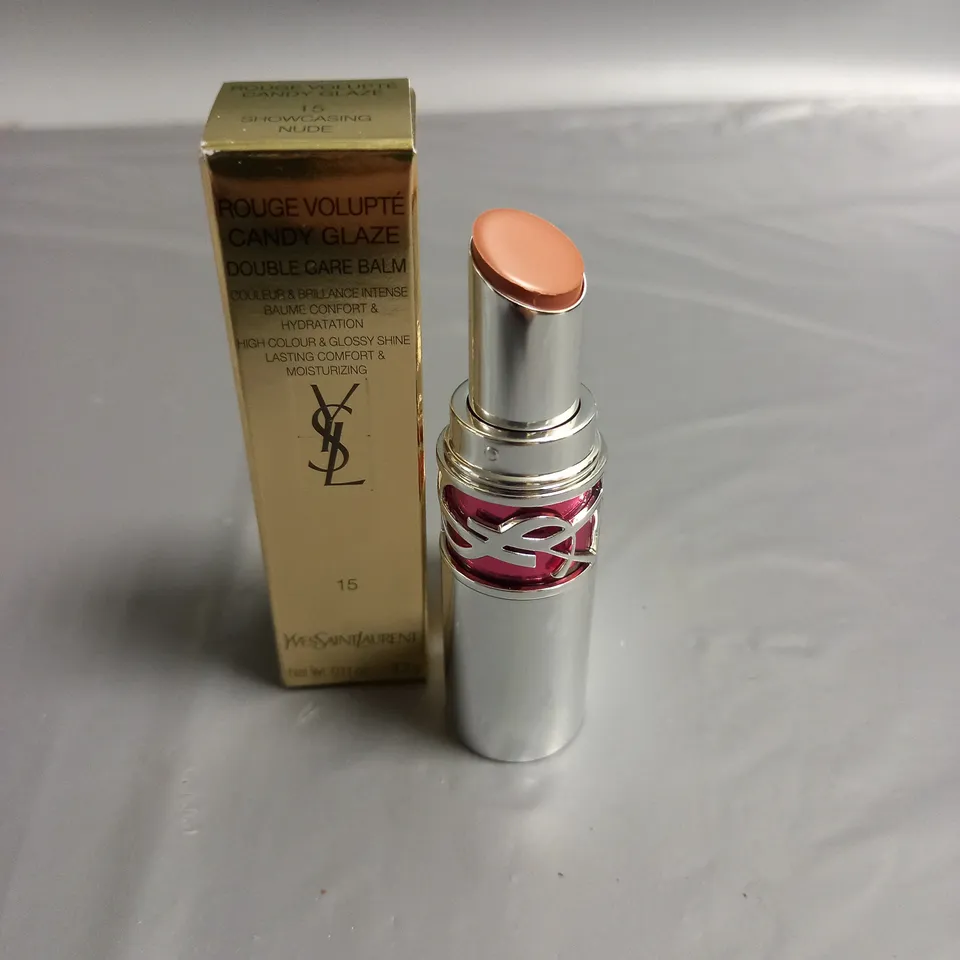 YVES SAINT LAURENT DOUBLE CARE BALM SHOWCASING NUDE