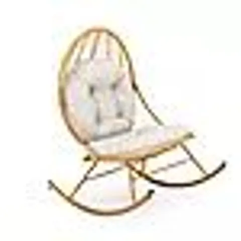 GARDEN STORIES WOVEN PADDED ROCKER CHAIR