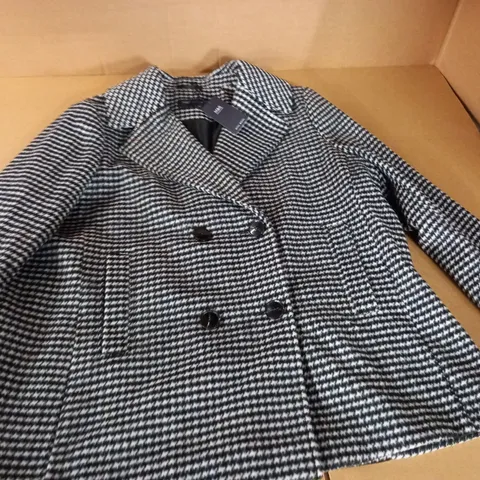 M&S COLLECTION DOGSTOOTH JACKET - UK 20