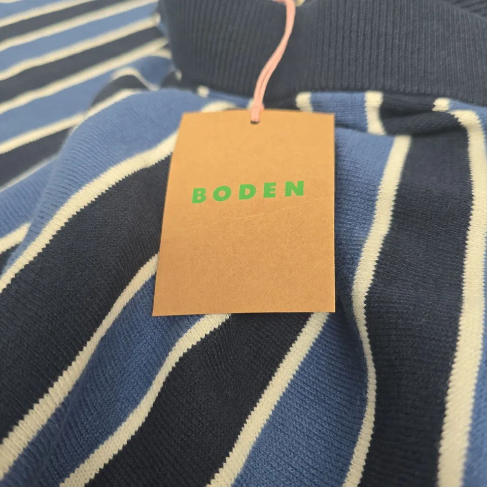 BODEN BLUE/BLACK SKIRT UK 12
