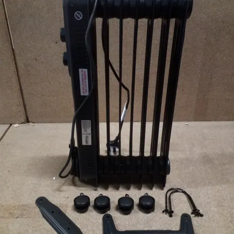 RUSSELL HOBBS 7 FIN OIL FILLED RADIATOR - BLACK