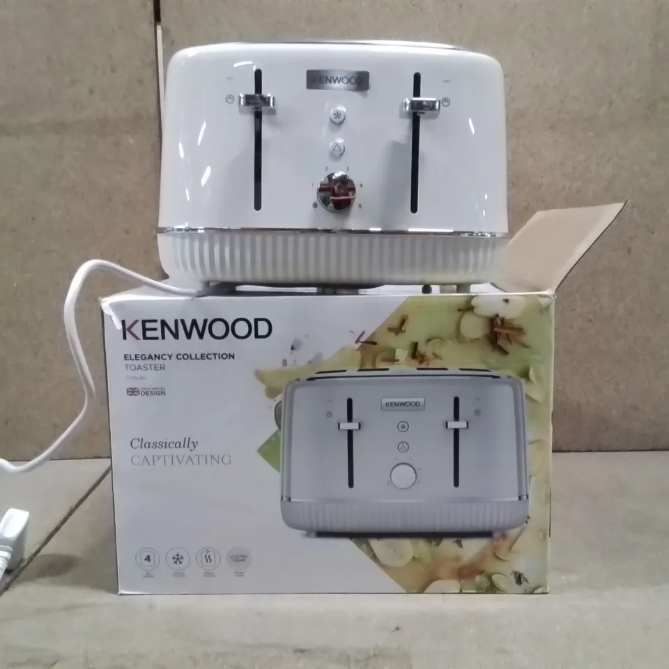BOXED KENWOOD 4 SLICE TOASTER WHITE