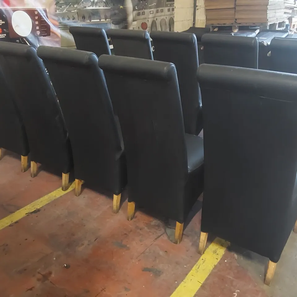 11x UPHOLSTERED RESTAURANT DINING CHAIRS