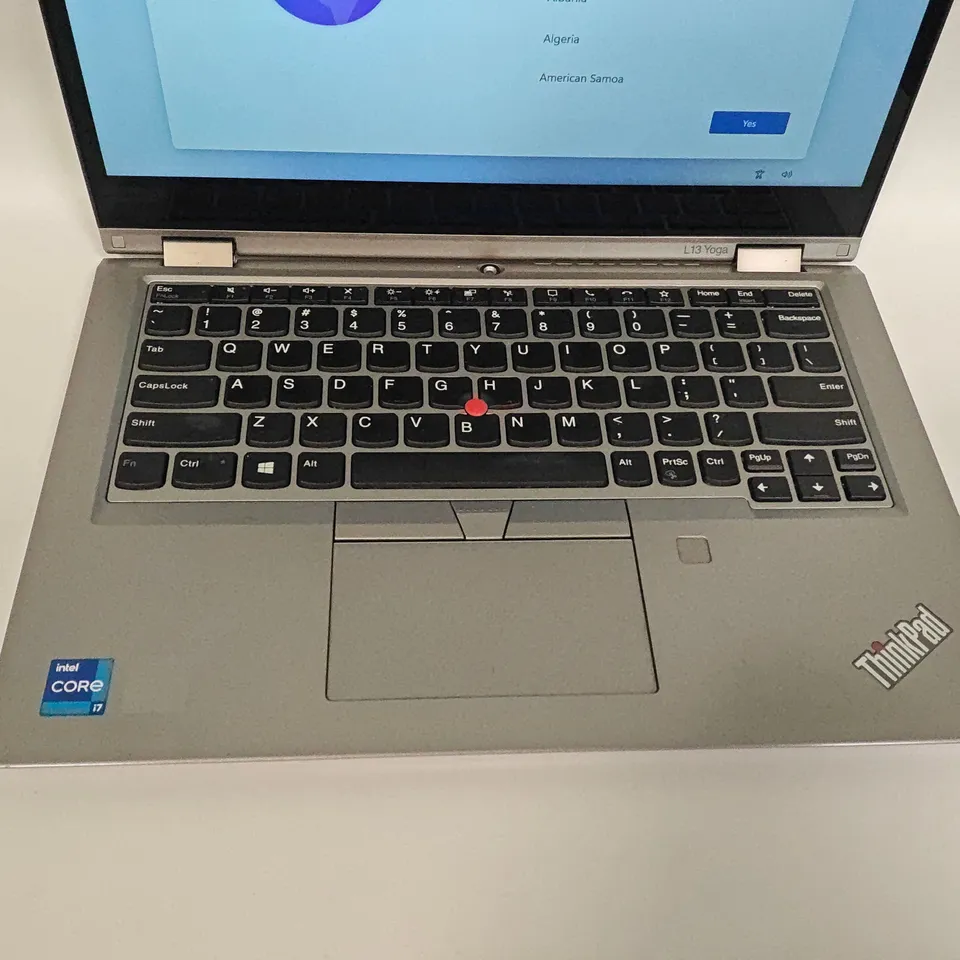 UNBOXED THINKPAD L13 YOGA INTEL CORE I7 LAPTOP IN SILVER