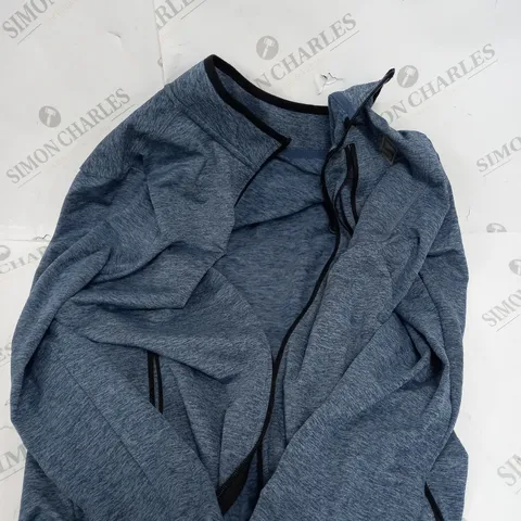 SKECHERS ULTRA GO EQUALIZER JACKET IN STONE BLUE - M
