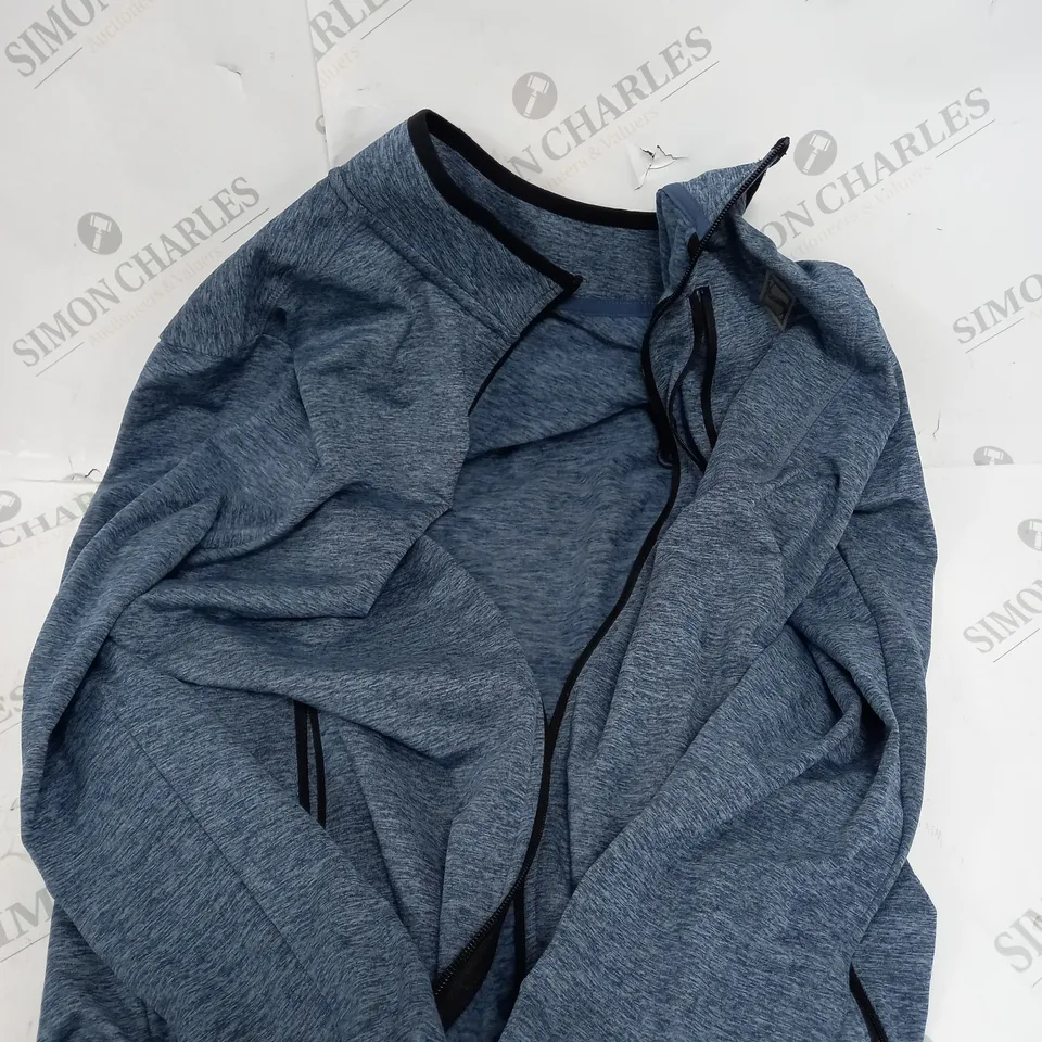 SKECHERS ULTRA GO EQUALIZER JACKET IN STONE BLUE - M