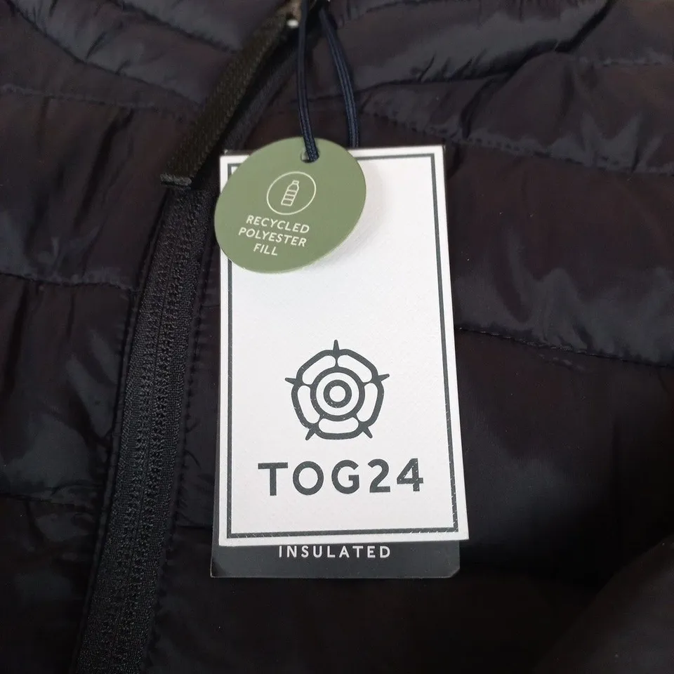TOG24 INSULATED PUFFER JACKET – BLACK SIZE M
