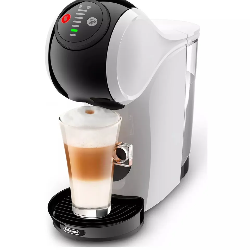 BOXED NESCAFE DOLCE GUSTO GENIO S AUTOMATIC COFFEE MACHINE WHITE BY DELONGHI