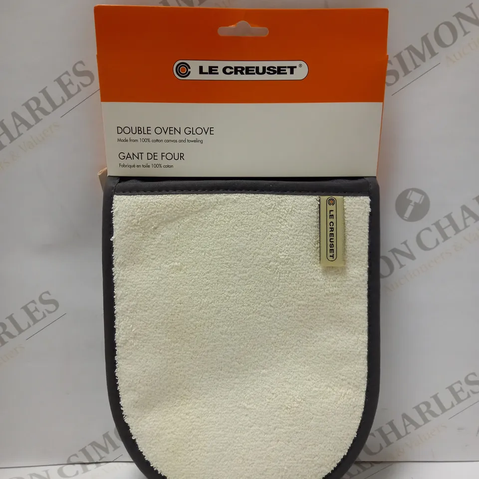 LE CREUSET FLINT DOUBLE OVEN GLOVES