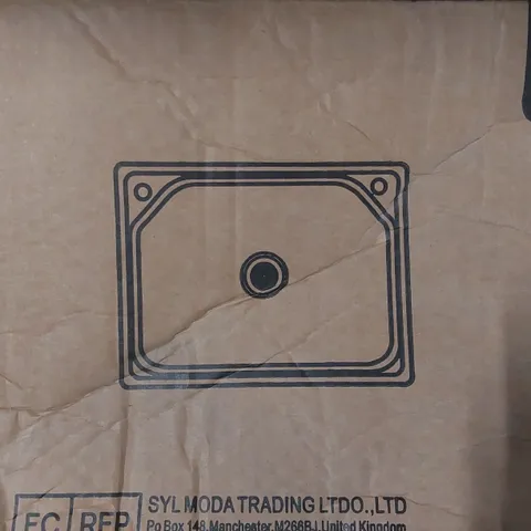 BOXED 60CM x 45CM SINGLE BOWL INSET KITCHEN SINK