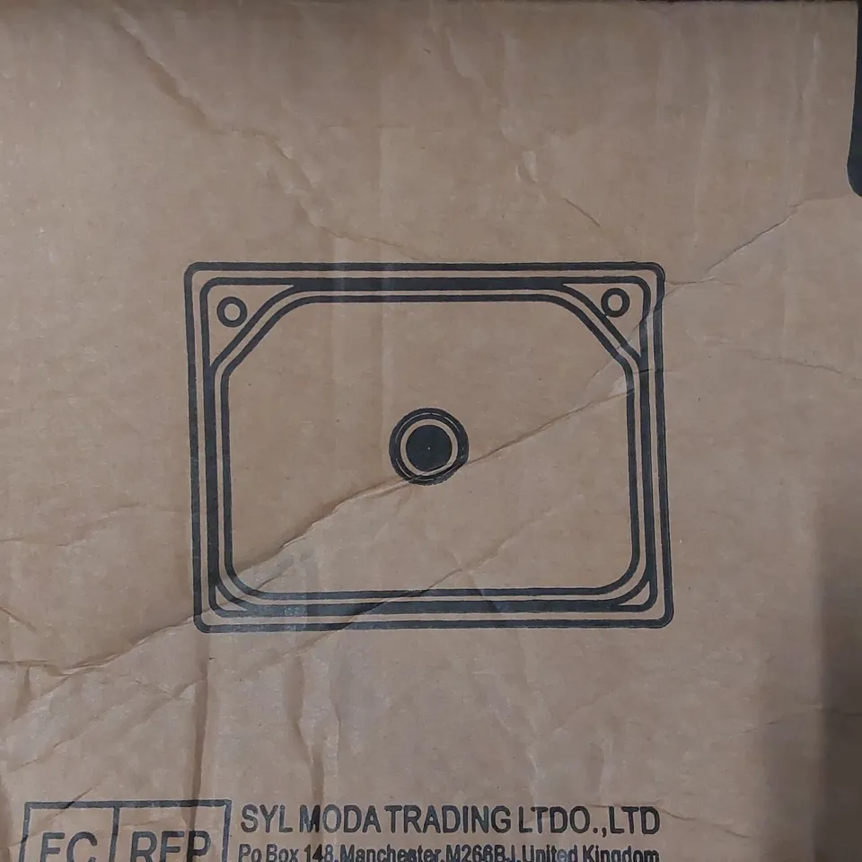 BOXED 60CM x 45CM SINGLE BOWL INSET KITCHEN SINK