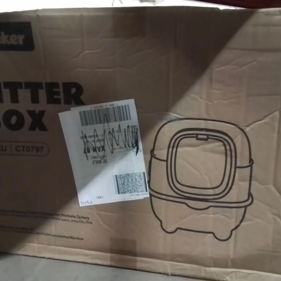 BOXED CAT LITTER TRAY 