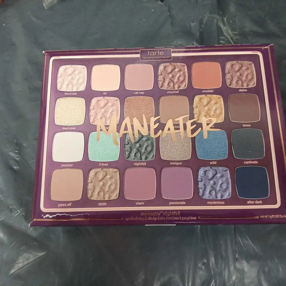 3X BOXED TARTE MANEATER NIGHTFALL EYESHADOW PALETTE