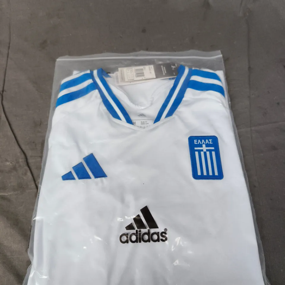 ADIDAS GREECE FOOTBALL SHIRT – SIZE M
