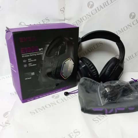 BOXED EKSA E1000WT WIRELESS GAMING HEADSET