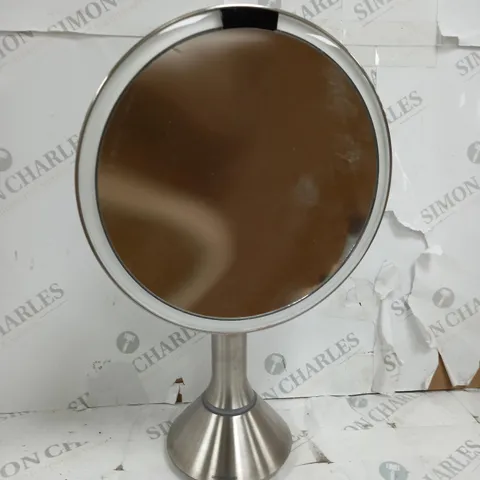 BOXED SIMPLEHUMAN 20CM SENSOR MIRROR WITH TOUCH-CONTROL BRIGHTNESS 10X MAG 