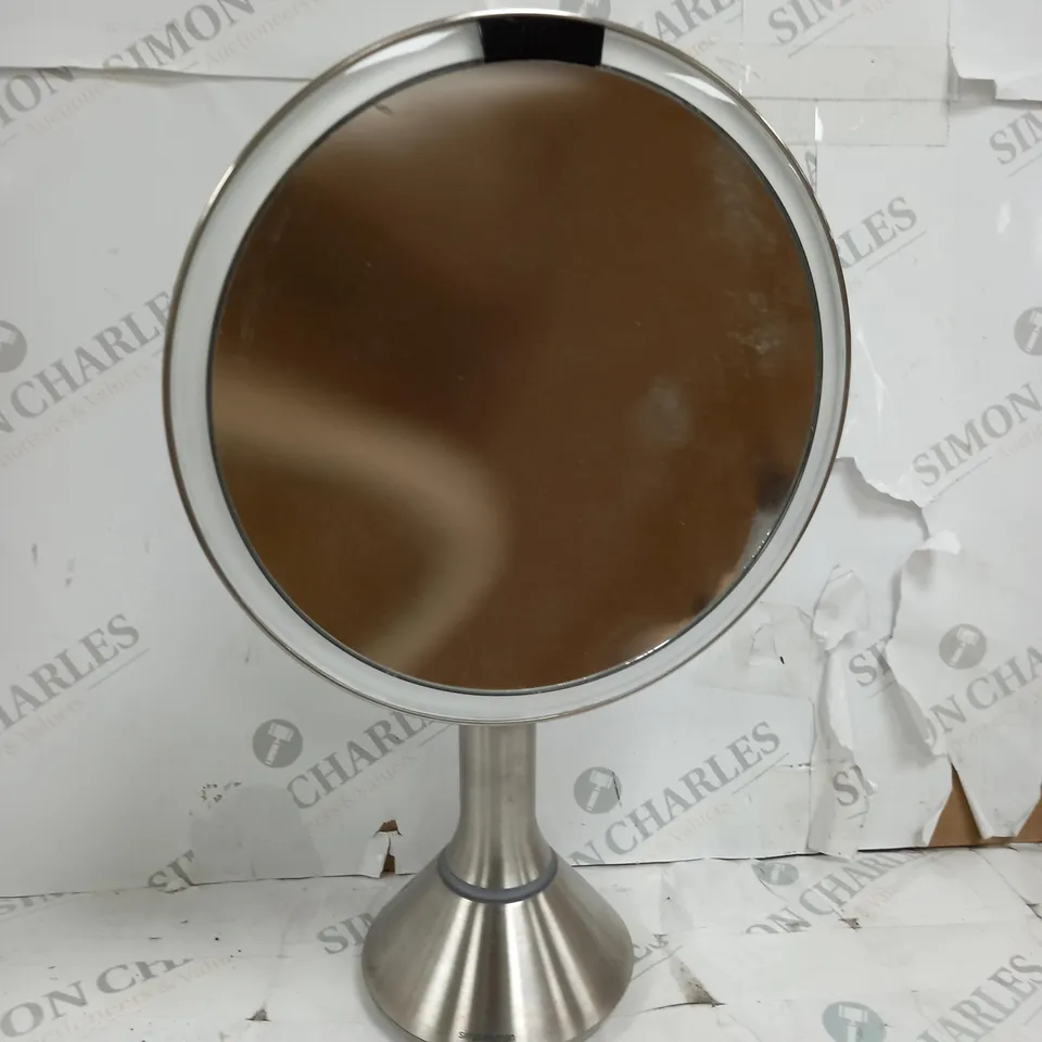 BOXED SIMPLEHUMAN 20CM SENSOR MIRROR WITH TOUCH-CONTROL BRIGHTNESS 10X MAG 