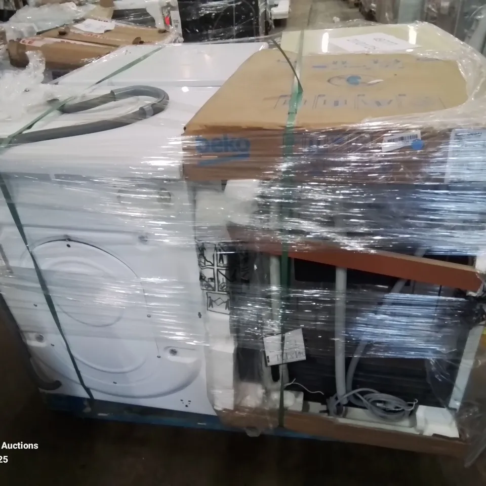 PALLET OF APPROXIMATELY 4 UNPROCESSED RAW RETURN WHITE GOODS TO INCLUDE;