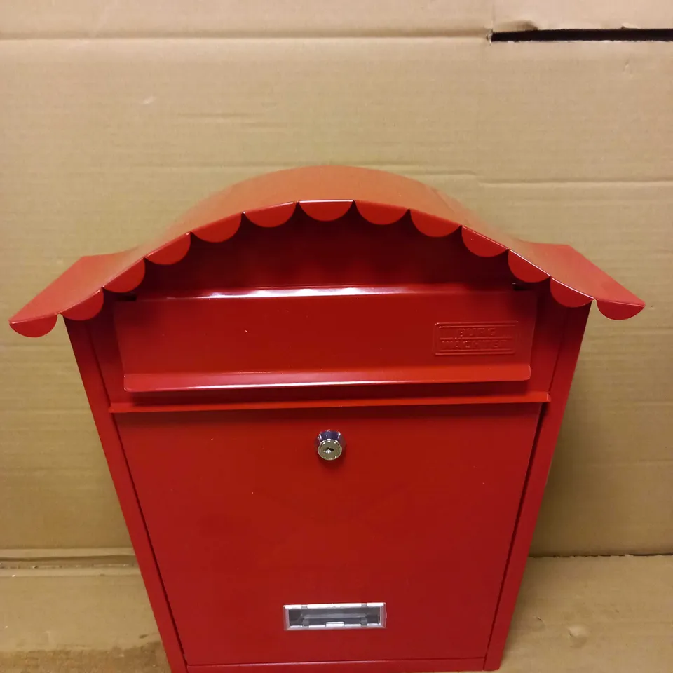 BURG-WACHTER MB01R CLASSIC WALL MOUNTED GALVANISED STEEL LOCKABLE WEATHERPROOF POST BOX