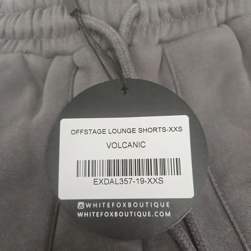 UK XXS WHITE FOX BOUTIQUE OFFSTAGE LOUNGE SHORTS – VOLCANIC