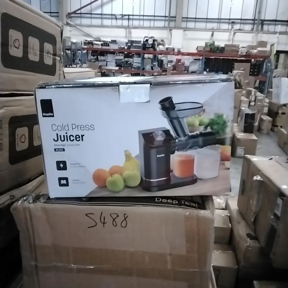 BOXED KEPLIN COLD PRESS JUICER - BLACK