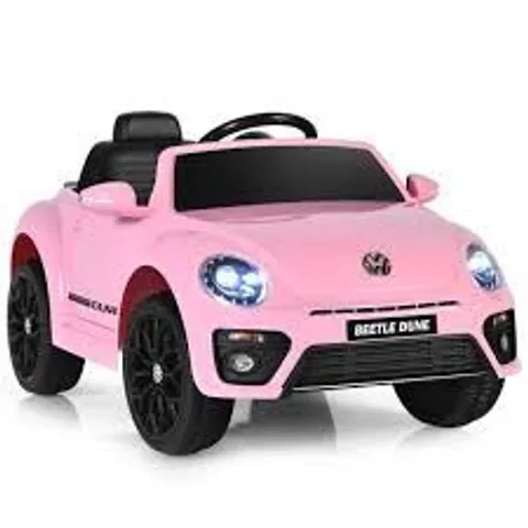 BOXED 12V VOLKSWAGEN BEETLE ELECTRIC KIDS RIDE ON CAR WITH REMOTE CONTROL