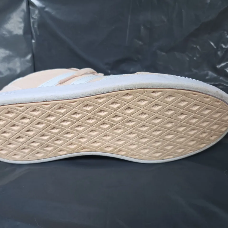 ADIDAS WOMENS BREAKNET SLEEK SUEDE TRAINERS IN PINK - UK 5