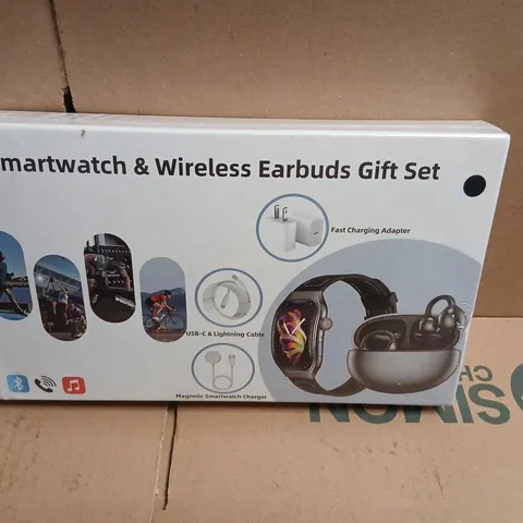 SMARTWATCH & WIRELESS EARBUDS GIFT SET