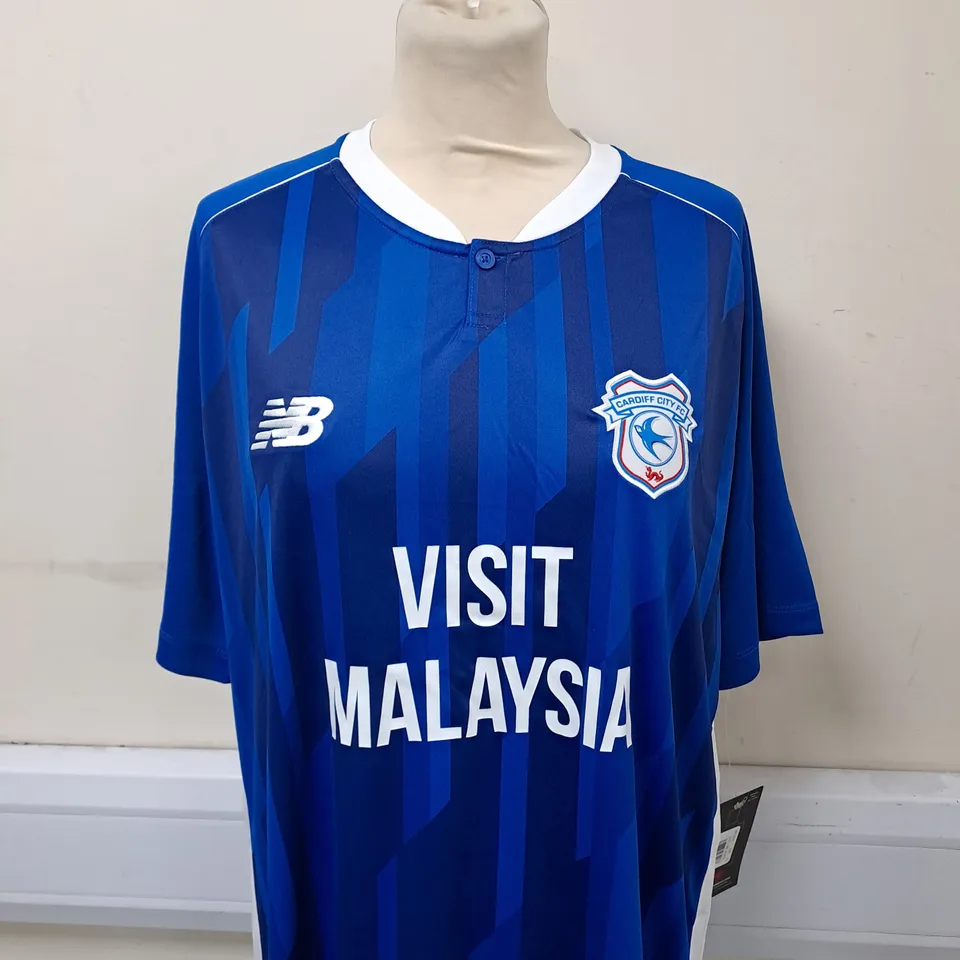 CARDIFF CITY FC HOME SHIRT SIZE XL
