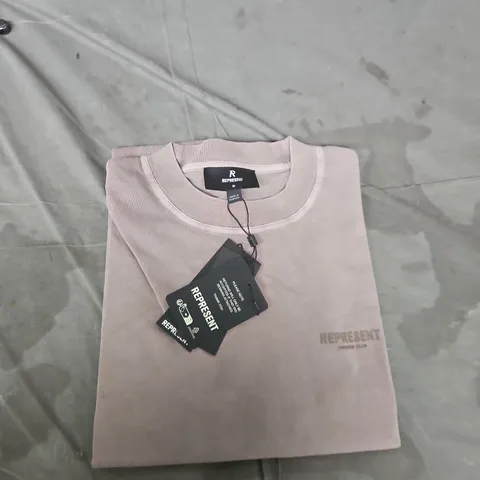 REPRESENT SWEATSHIRT – LIGHT PINK, SIZE M, MADE IN PORTUGAL