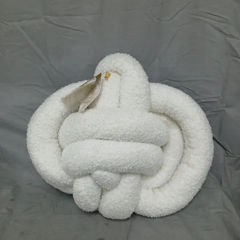 FURN BOUCLE KNOT CUSHION